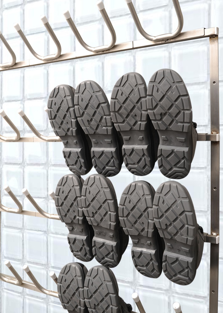 Stainless steel shoe rack - 10 pairs