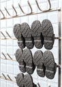 [957841] Stainless steel shoe rack - 10 pairs