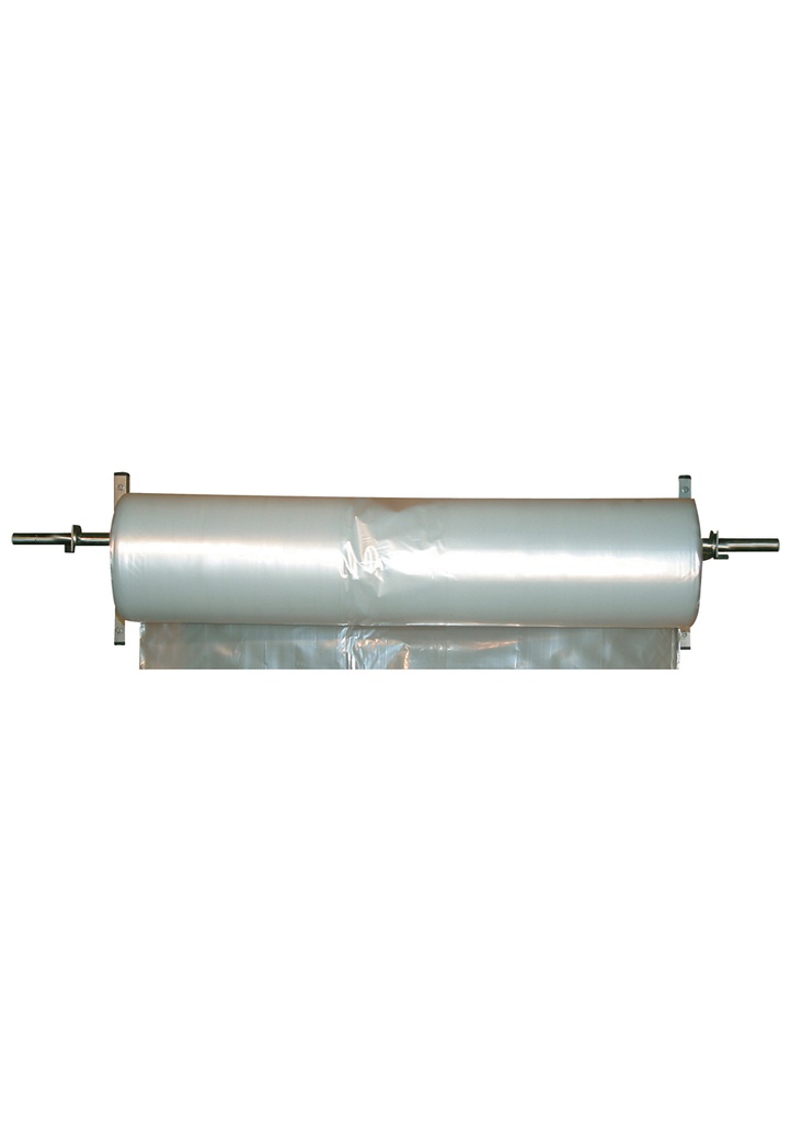 Stainless steel dispenser for trolley/slicer covers - 90 cm