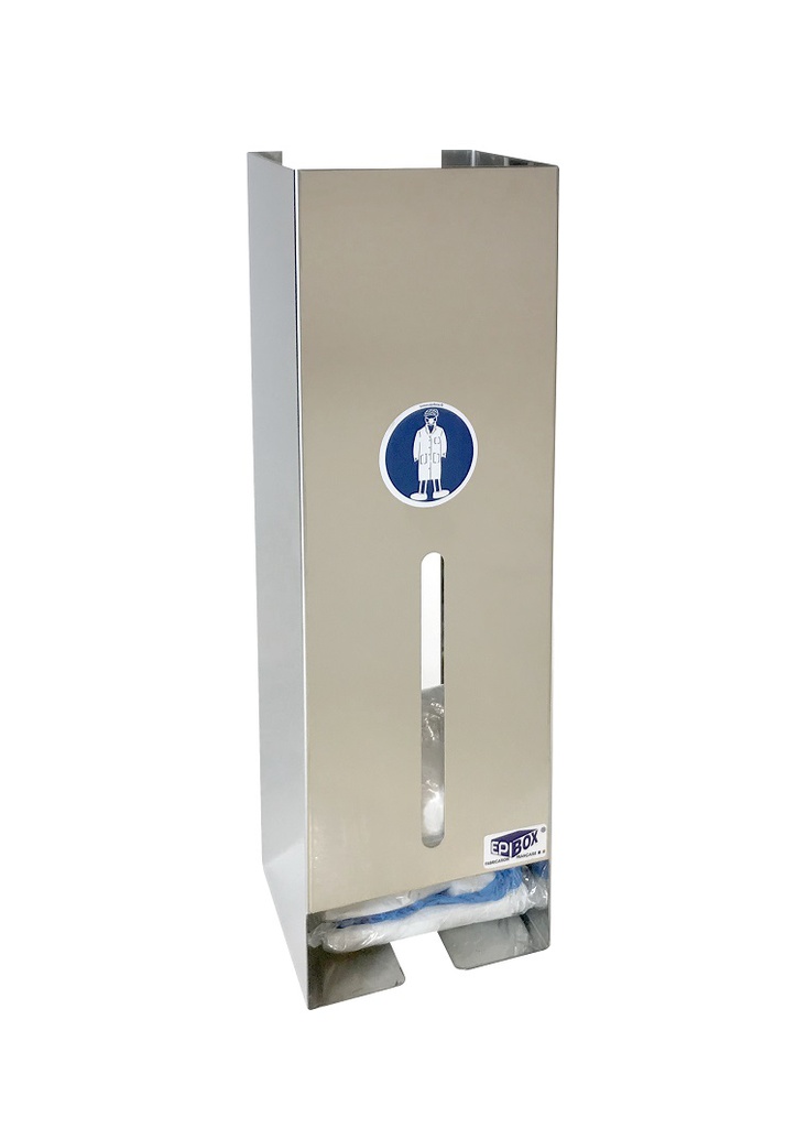 Stainless steel dispenser for visitor kits