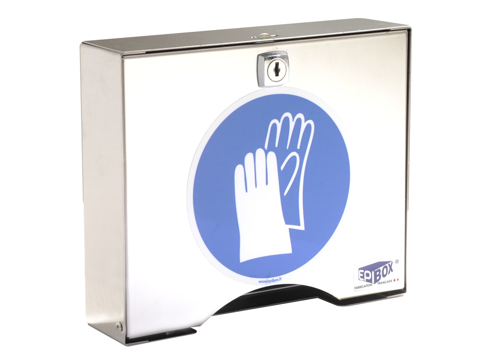 Distributeur inox pour gants PE