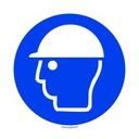 [006487] Pictogram helmet Ø220mm