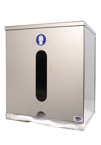 Distributeur inox de blouses - M