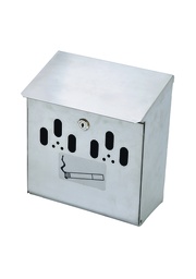 [956500] Wall stand stainless steel ashtray